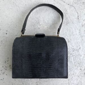 Vintage lizard handbag  